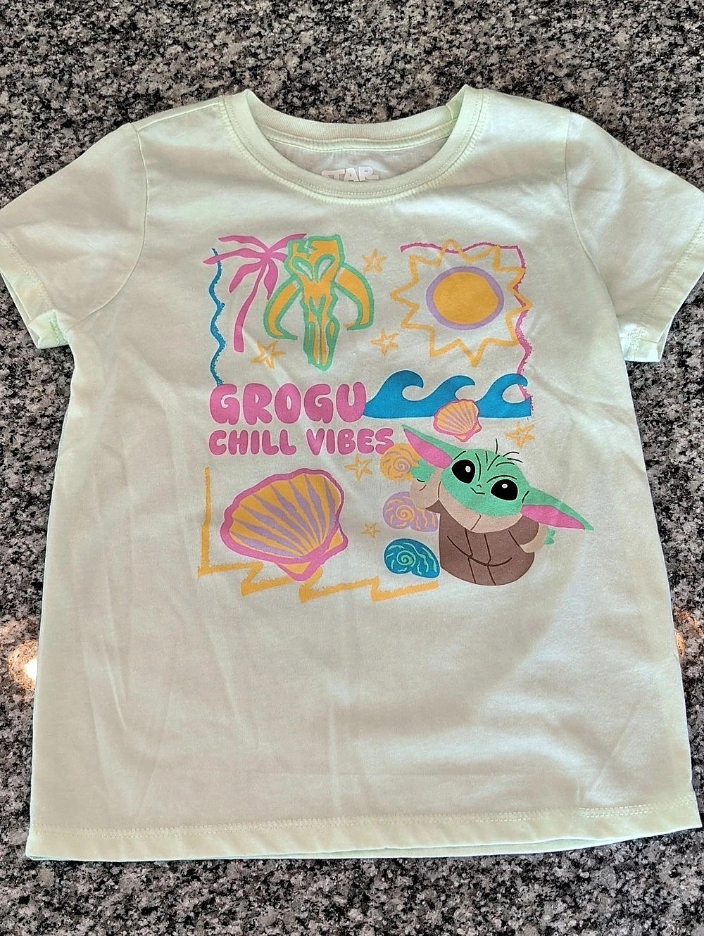 Star Wars Grogu Chill Vibes Grogu Graphic Tee Small